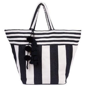NEW Jadetribe Valerie Black & White Stripes